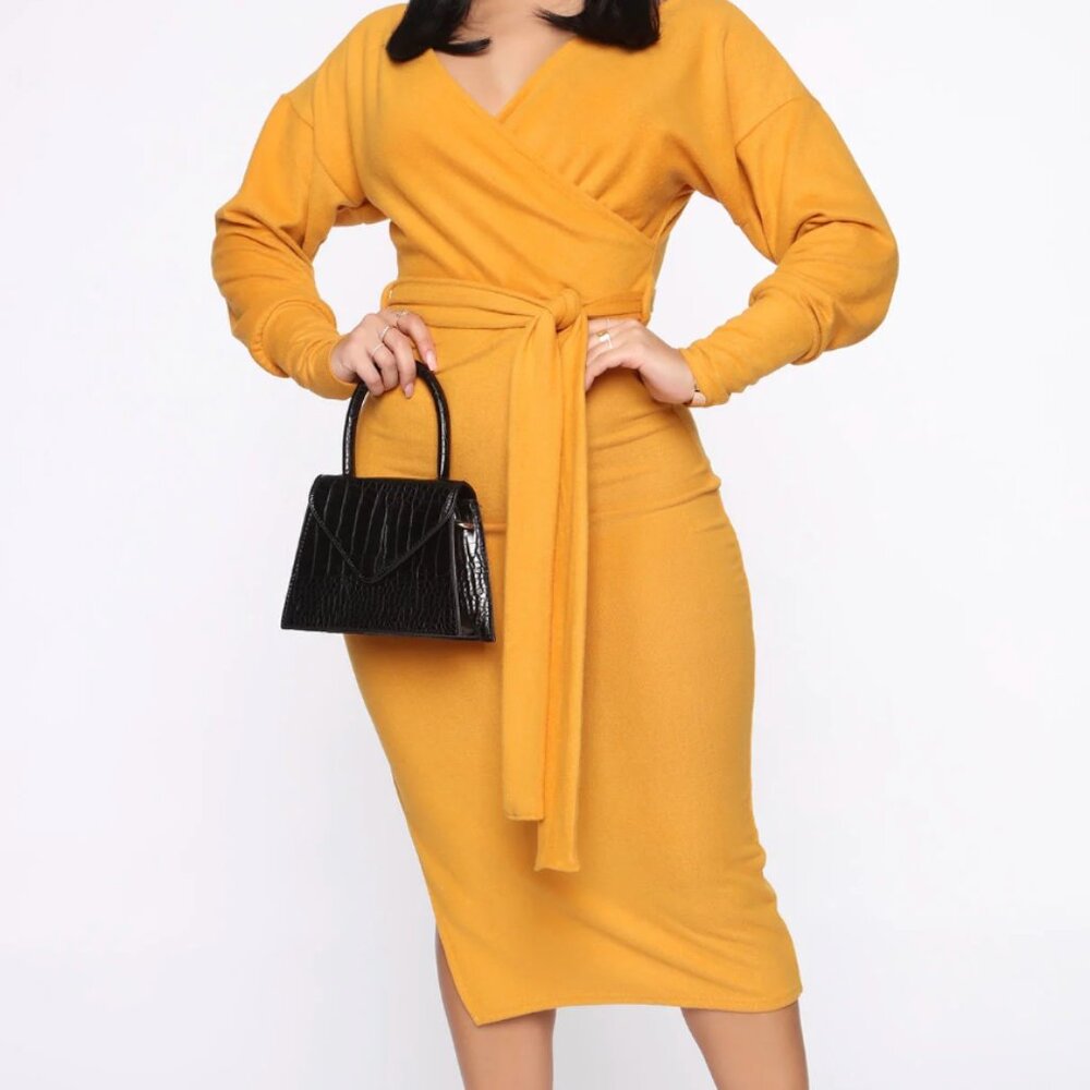 Fashion Nova Three Wishes Midi Dress
